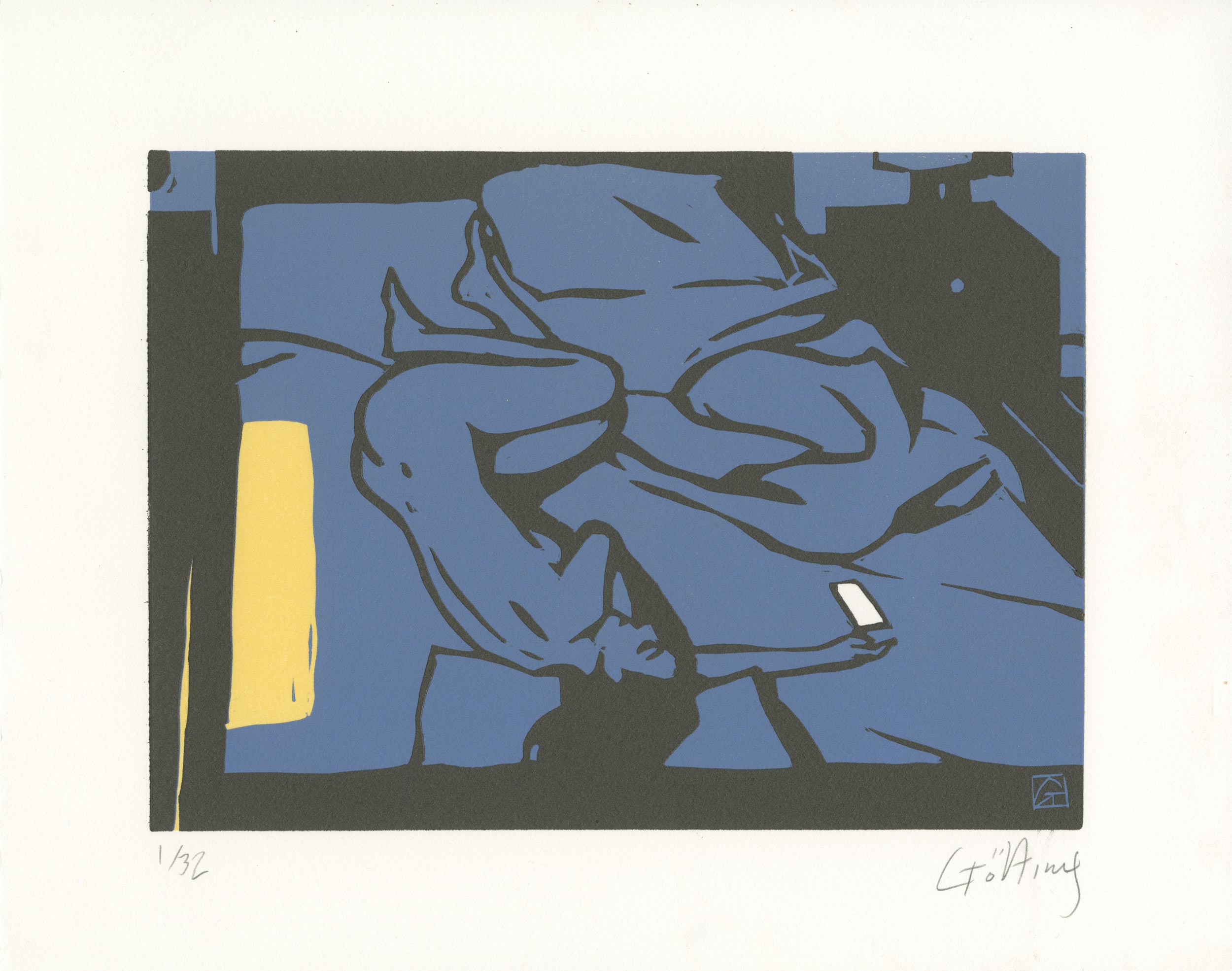 Jean-Claude GTTING - LINOGRAVURE 1