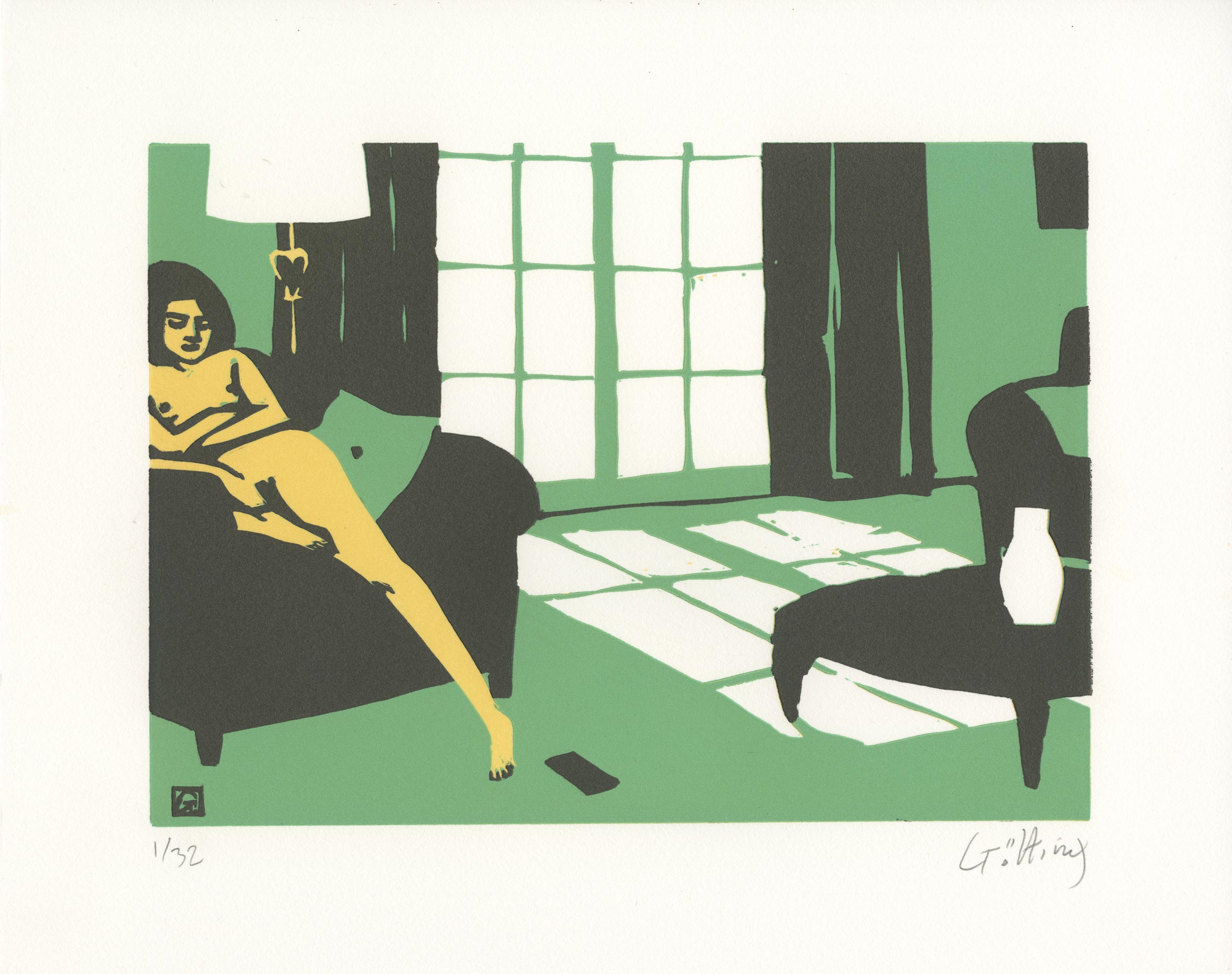 Jean-Claude GTTING - LINOGRAVURE 2, 2022