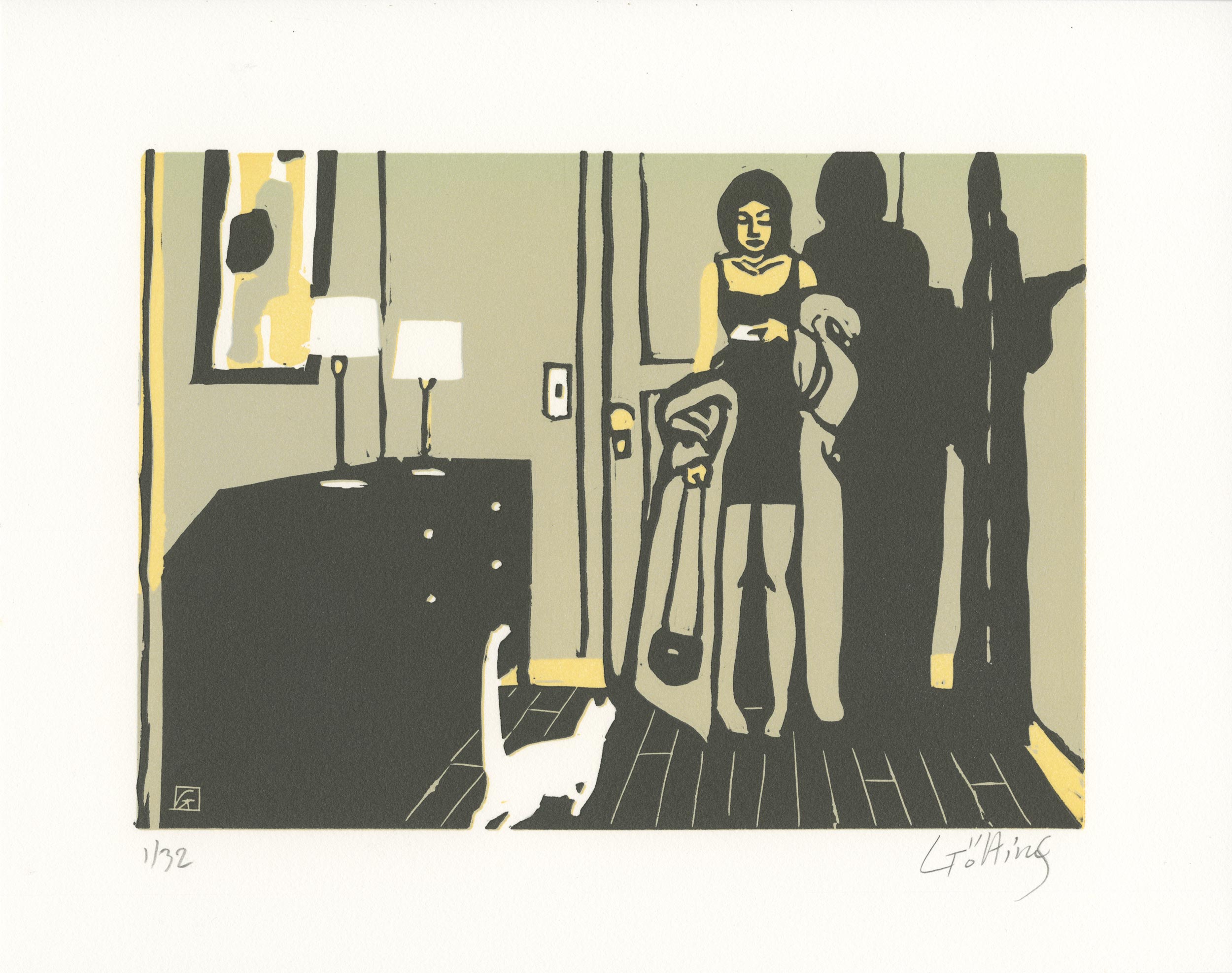 Jean-Claude GTTING - LINOGRAVURE 5, 2022