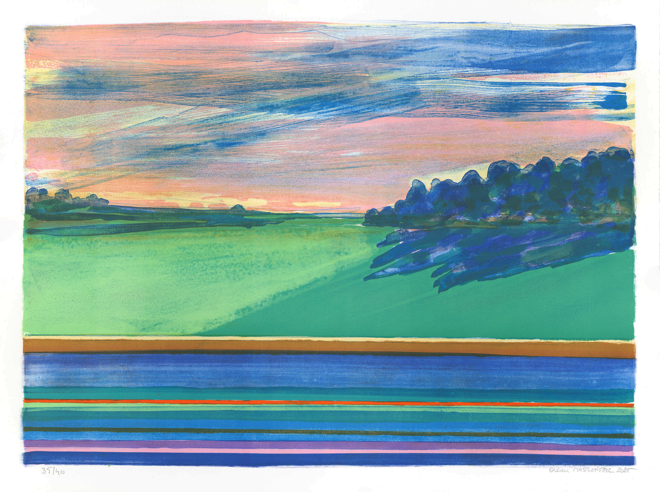 Olivier MASMONTEIL - M&eacute;moire du ciel 1#, 2025