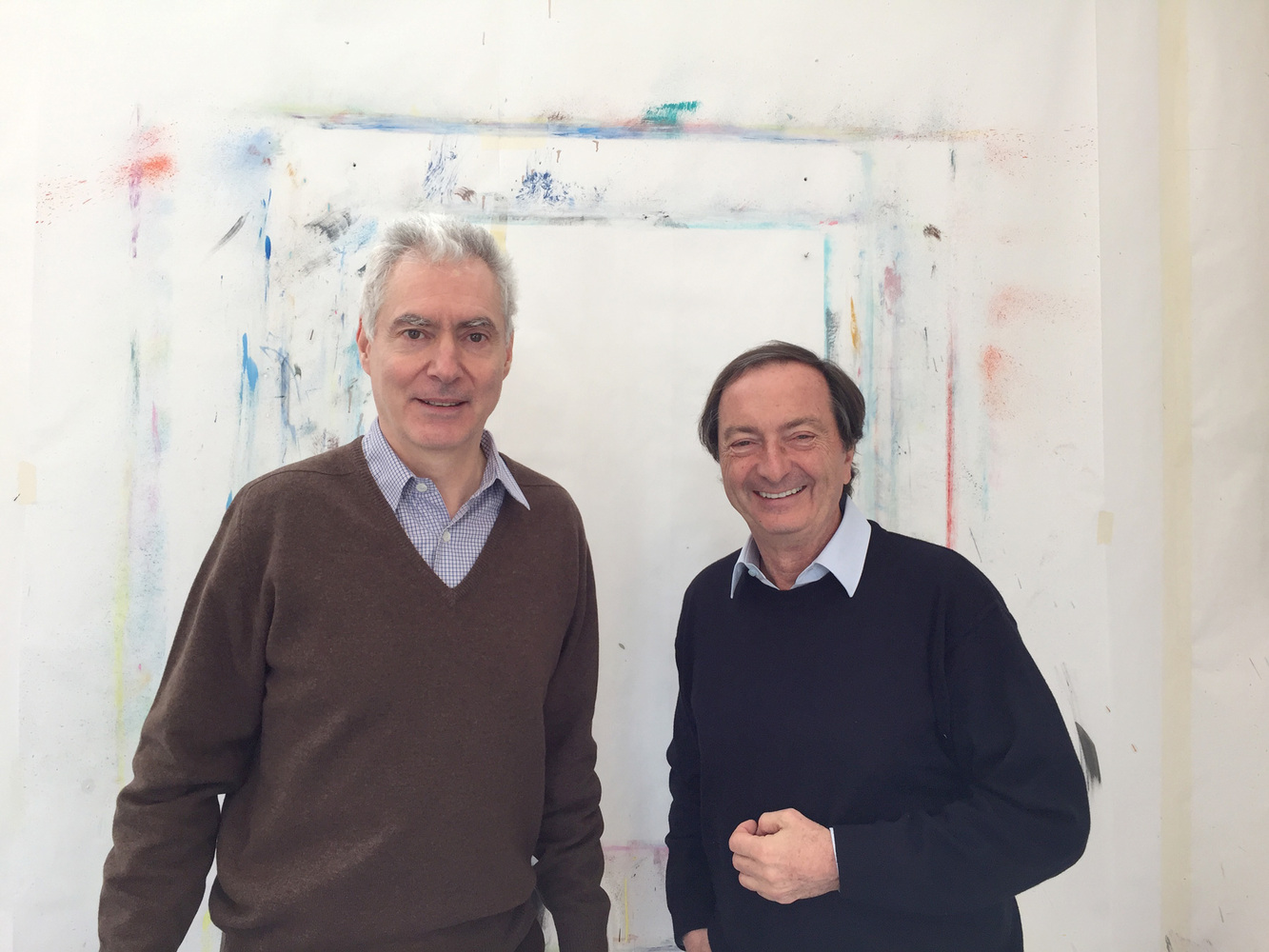 Alain SECHAS - Trottinette, 2018 -  Première rencontre de Michel-Edouard Leclerc et Alain Séchas dans l'atelier parisien de l'artiste, le 6 février 2017