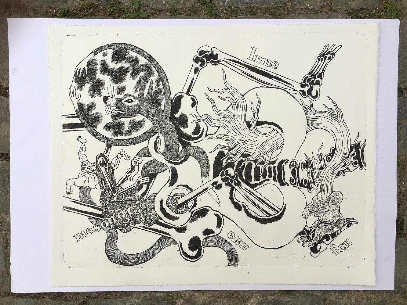 DAVID B - Sur le Squelette d'Ikkyu, 2017-2018 - 