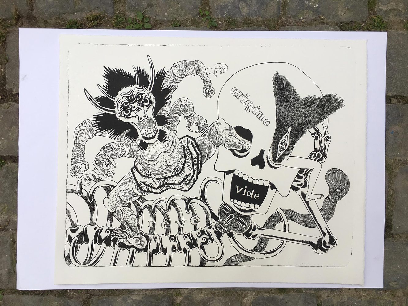 DAVID B - Sur le Squelette d'Ikkyu, 2017-2018 - 
