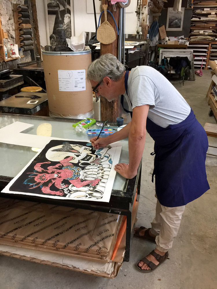 DAVID B - Sur le Squelette d'Ikkyu, 2017-2018 - 