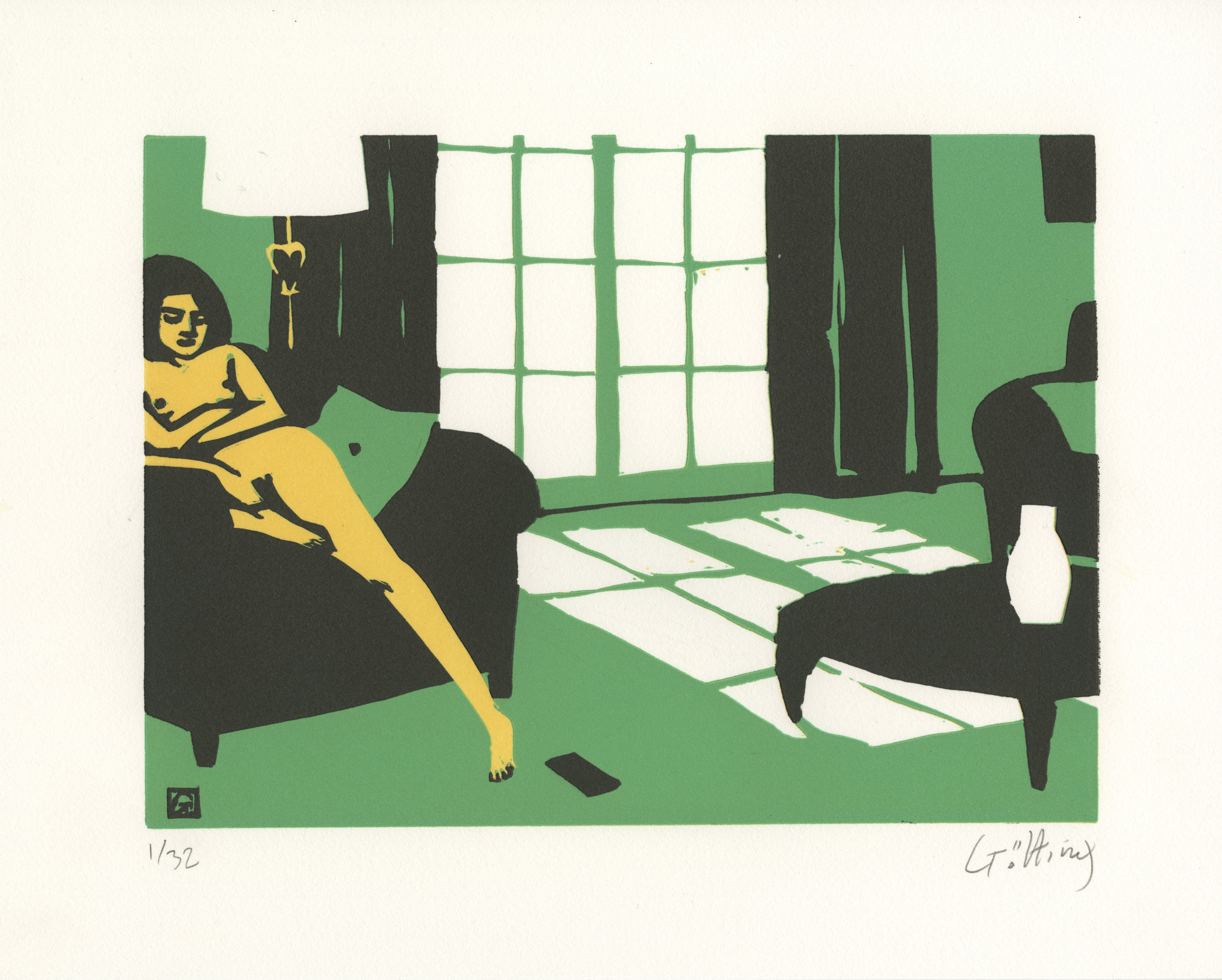 Jean-Claude GTTING - LINOGRAVURE 2, 2022