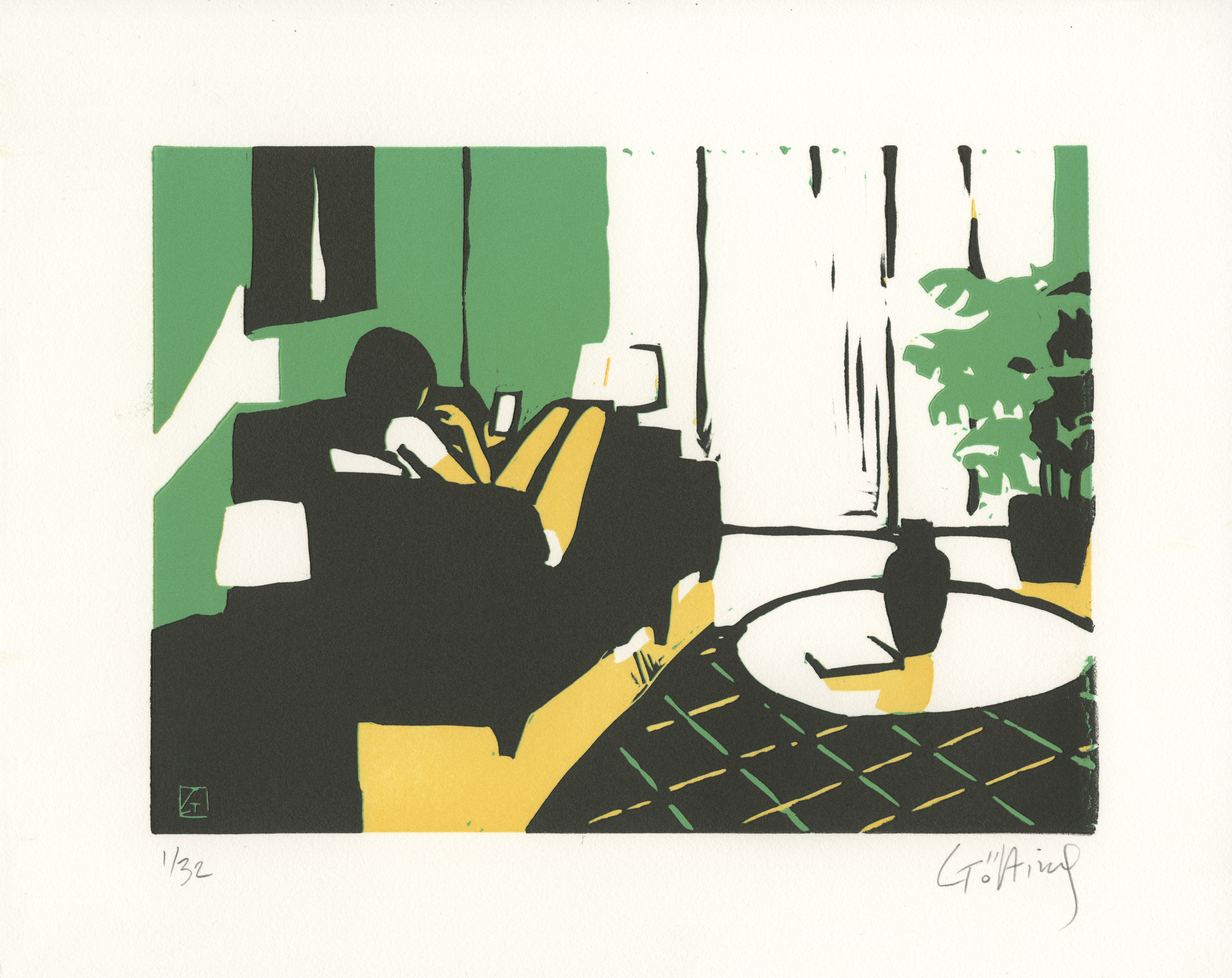 Jean-Claude GTTING - LINOGRAVURE 4, 2022