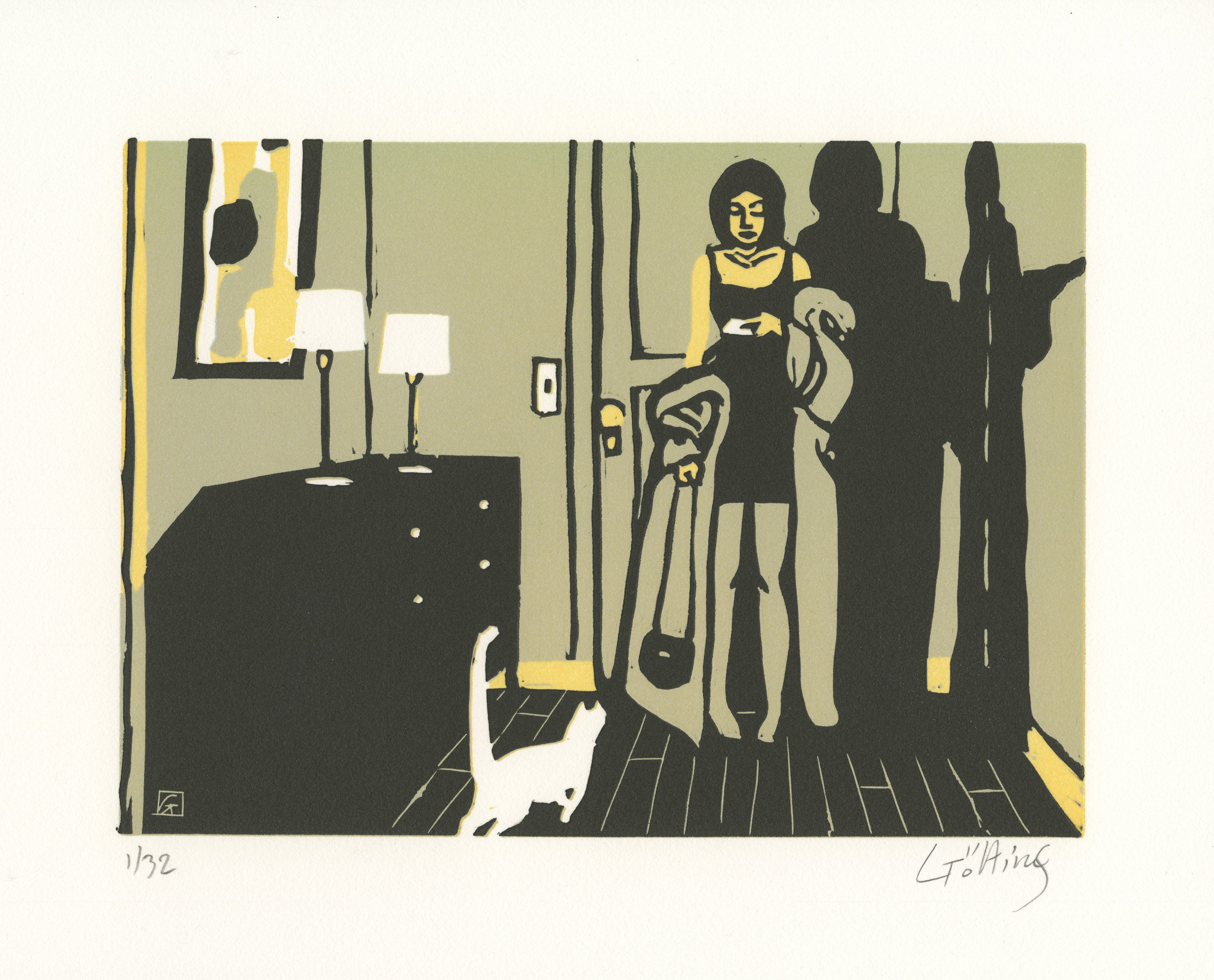 Jean-Claude GTTING - LINOGRAVURE 5, 2022