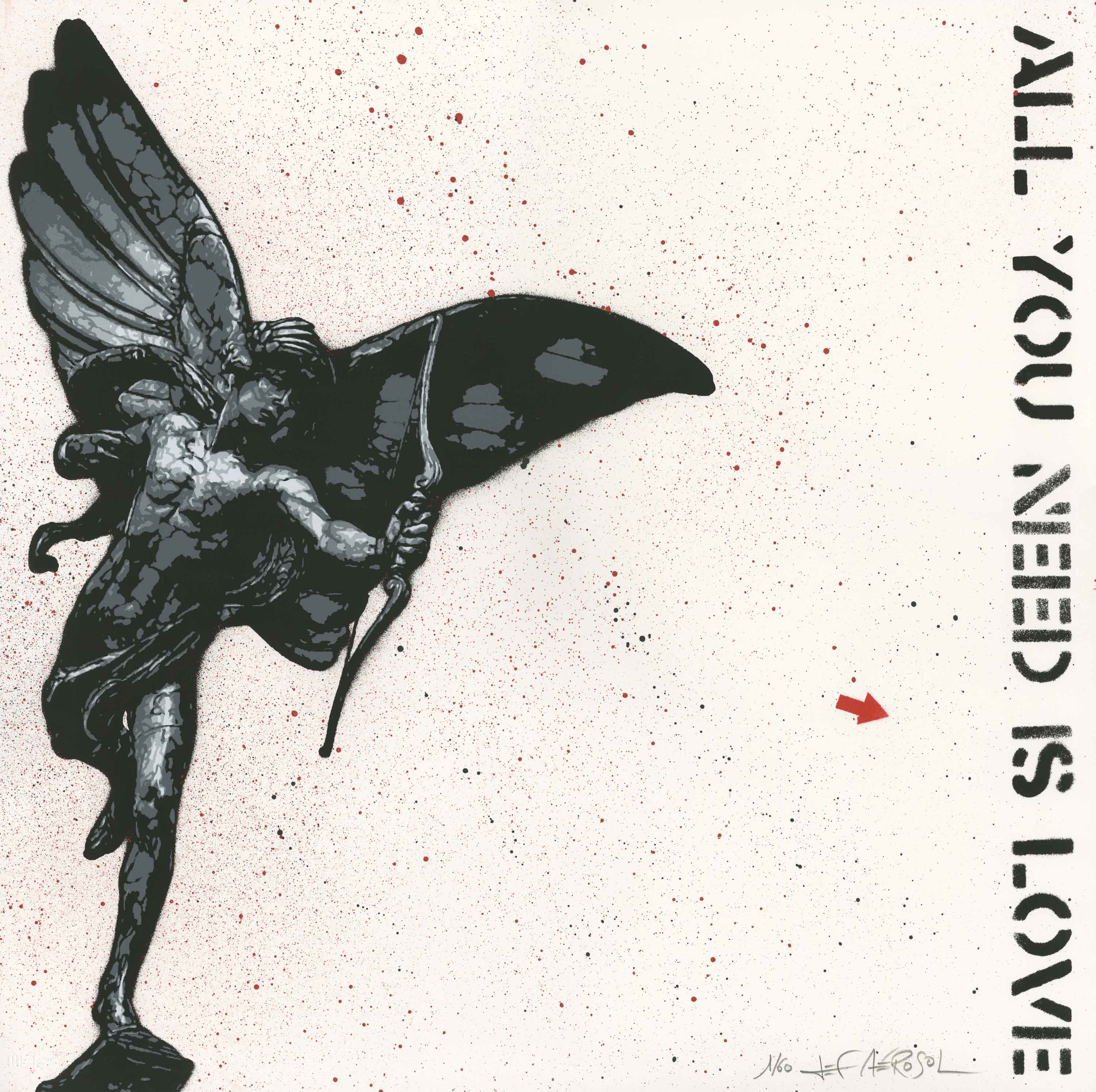 JEF AÉROSOL - All You Need is Love, 2022 - 