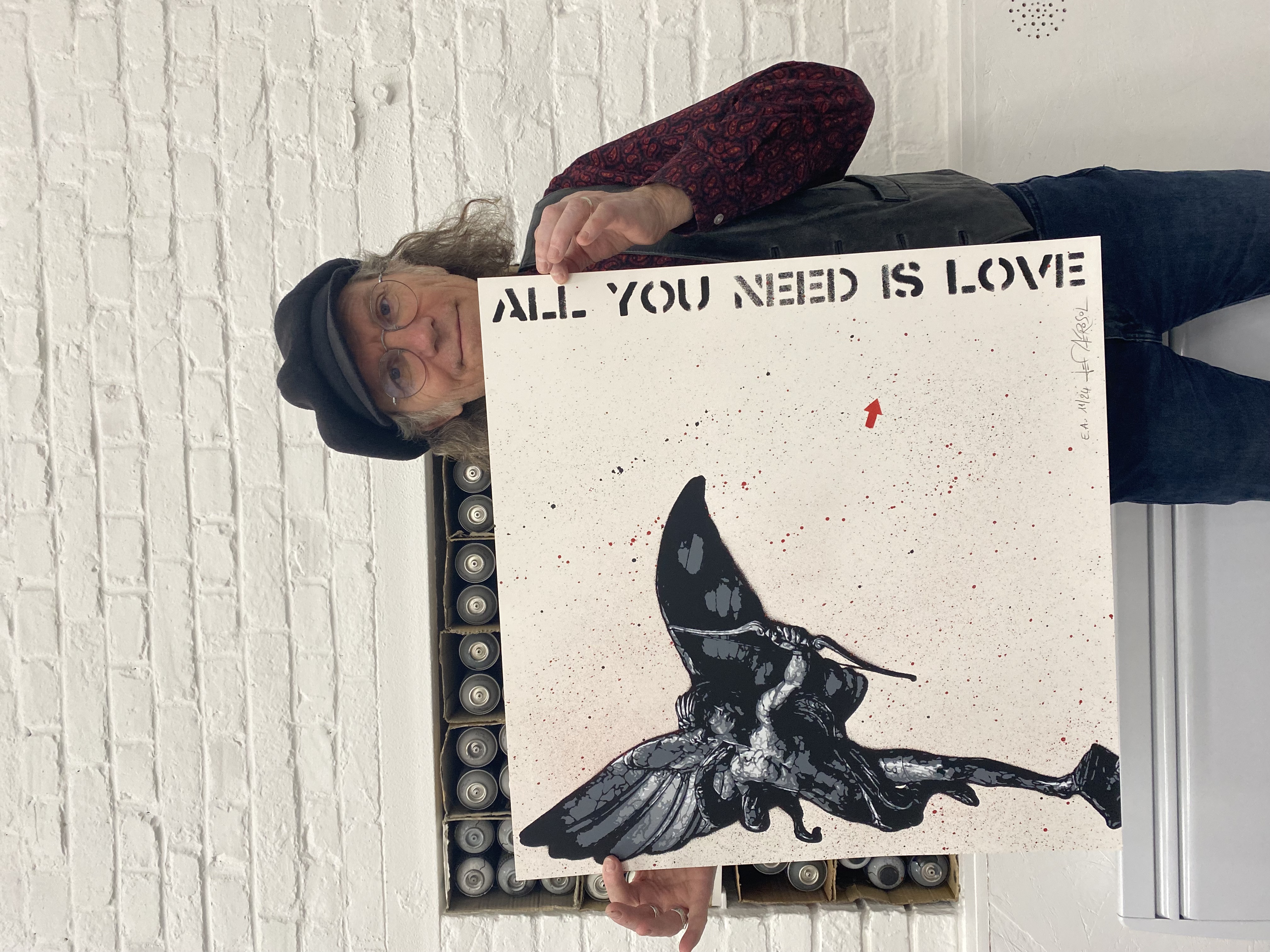 JEF AÉROSOL - All You Need is Love, 2022 - 