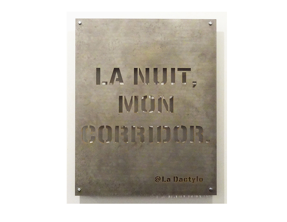 LA DACTYLO - La Nuit mon corridor, 2022