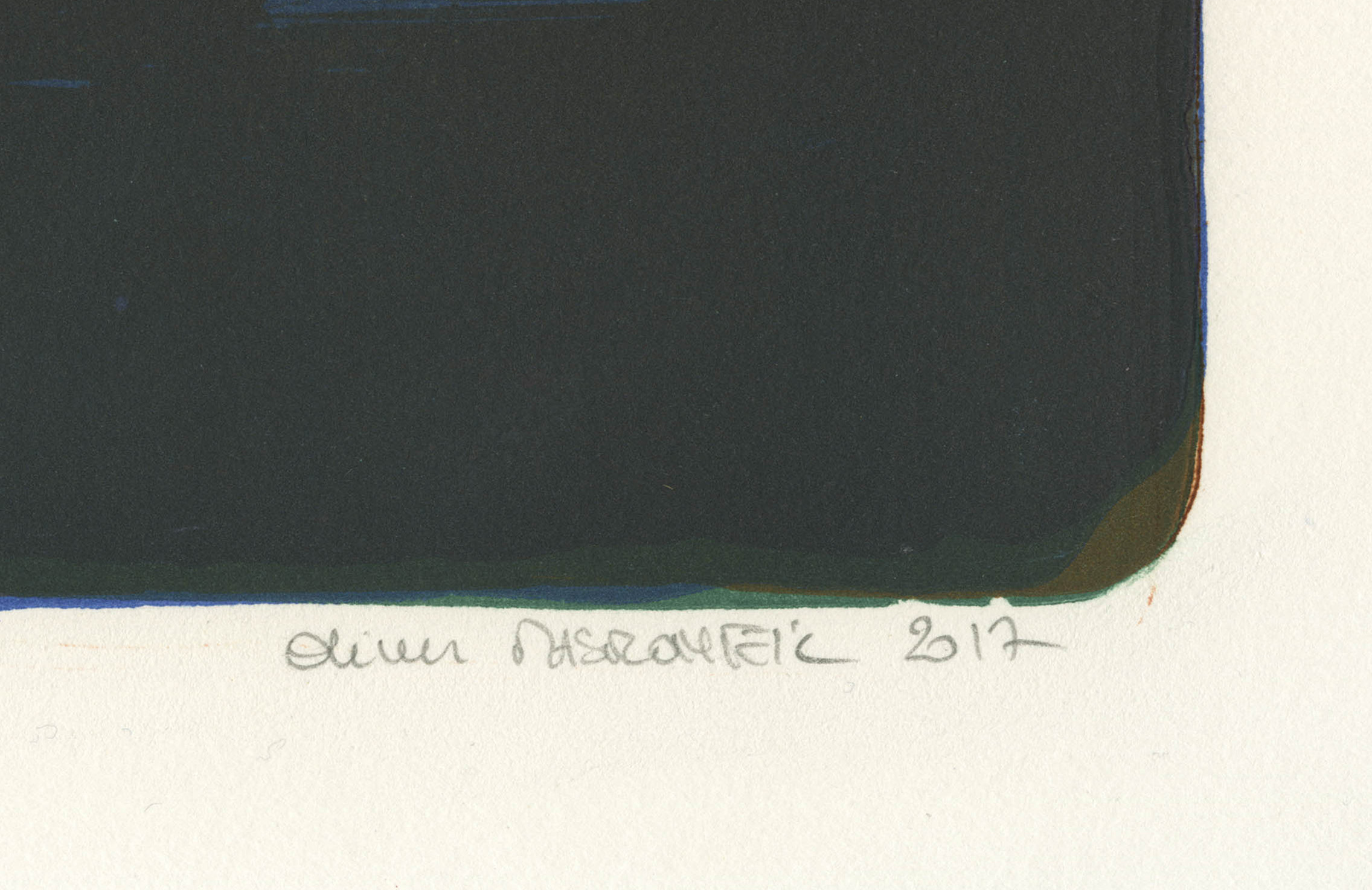 Olivier MASMONTEIL - Baigneuse 2 (Au Lac Tekapo), 2017 -  Estampe signée, datée et numérotée par l'artiste