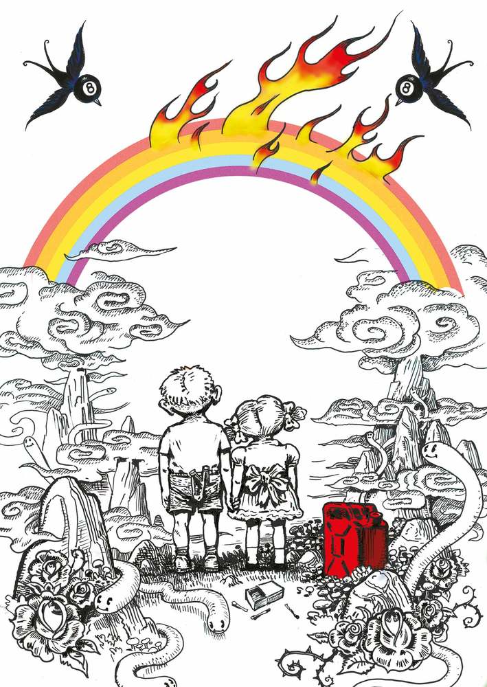 Vincent Parronaud dit WINSHLUSS - Over the Rainbow, 2018 -  Le projet se construit