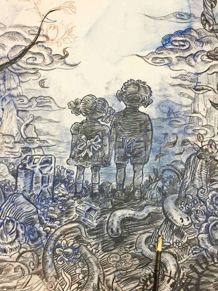 Vincent Parronaud dit WINSHLUSS - Over the Rainbow, 2018 - 